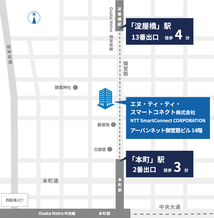 地図：本社オフィス