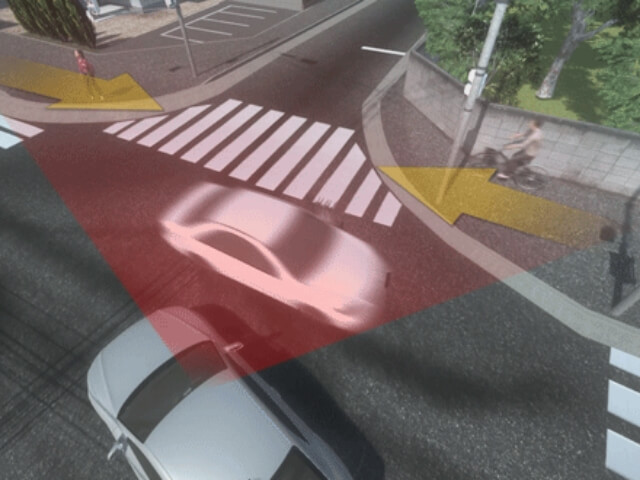 右折時の事故 (信号のある交差点)